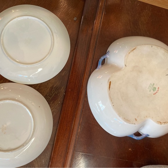 Vintage, three-piece, porcelain dishes - Picture 2 of 5